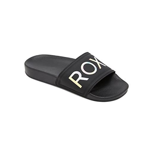 Roxy slippy-sandali da ragazza, nero, 30 eu