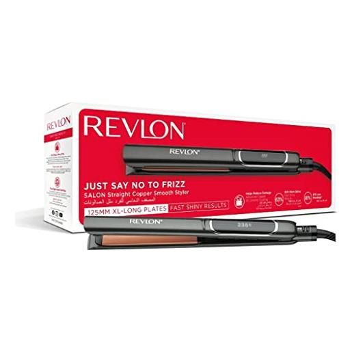 REVLON pro collection salon straight xl copper di revlon piastra per capelli, 25 mm rvst2175