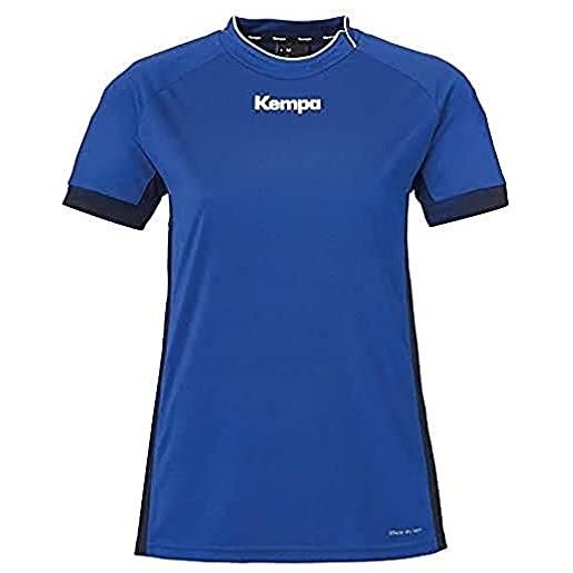 Kempa prime shirt - maglietta da pallamano da donna, donna, 200312205, bianco/nero, xs