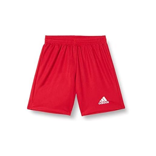 adidas parma 16 sho b, pantaloncini uomo, rosso (power red/white), 1314a