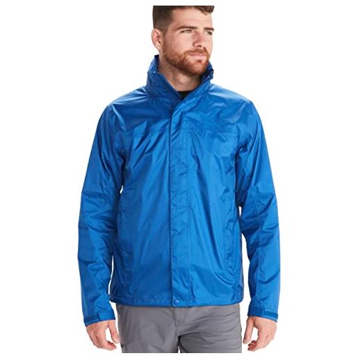 Marmot pre. Cip eco jacket f22, giacca antipioggia rigida, antivento, impermeabile, traspirante uomo, dark azure, l
