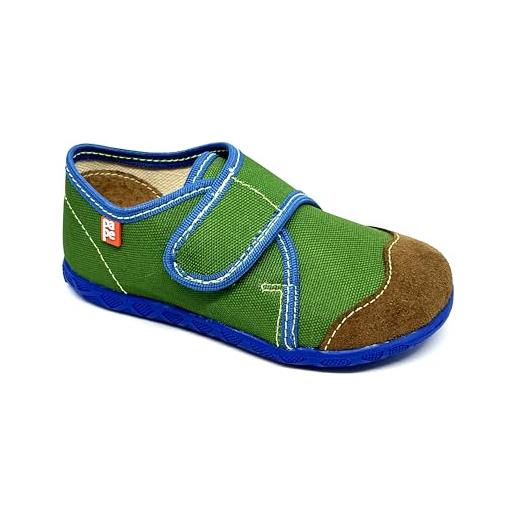 Pape mid-cut green unicolor pantofole per bambini, verde, 25 eu