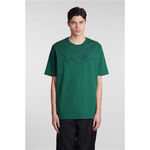 Lanvin t-shirt in cotone verde