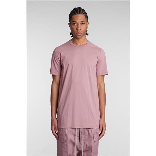 Rick Owens t-shirt level t in cotone rosa