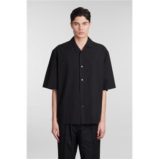Jil Sander camicia in cotone nero