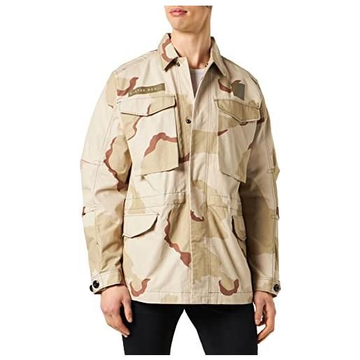 G-STAR RAW men's e core unisex field jacket, multicolore (dk brick desert camo d22915-d326-d935), l