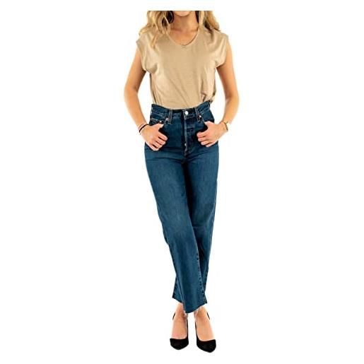 Levi's ribcage straight ankle, jeans donna, cloud over, 27w / 27l