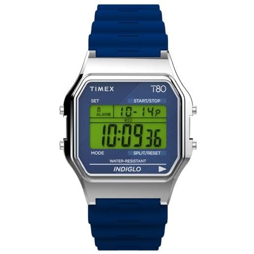 Timex orologio digitale al quarzo da uomo con cinturino in plastica tw2v41200