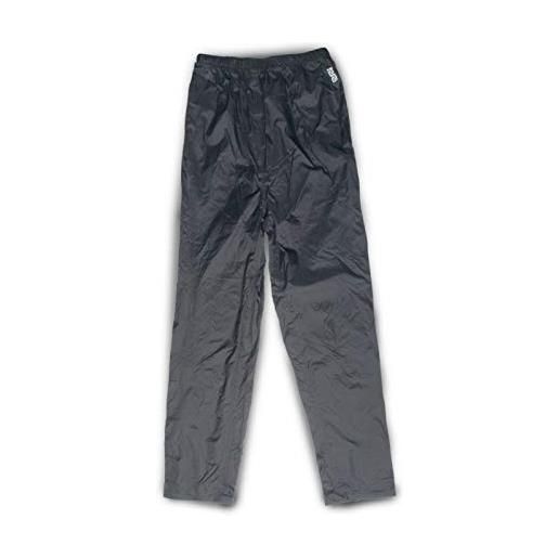 OJ - compact down black pantalone 4 stagioni 100% impermeabile compatto e tascabile, nero, 2xl