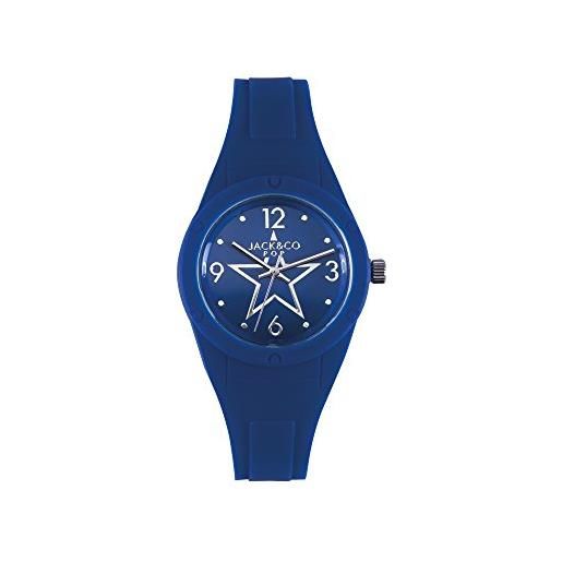 Jack & Co orologio analogico-digitale automatico da donna con cinturino in silicone s7264505