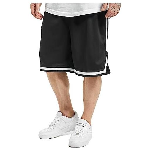 Urban Classics pantaloncini uomo basket, shorts girovita elasticizzato, tasche, striscia colorata laterale, materiale traspirante e leggero, taglie s-3xl