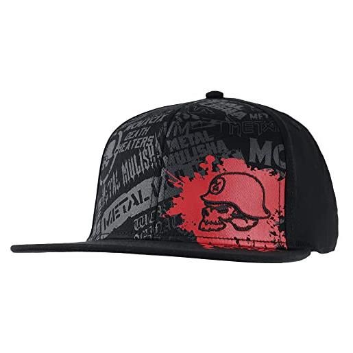 Metal Mulisha men's history black/red flexfit hat sm