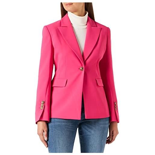 Pinko evelina giacca crepe stretch blazer, o28_magenta, 44 donna