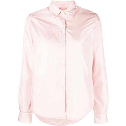 ASPESI giacca-camicia con bottoni automatici - rosa