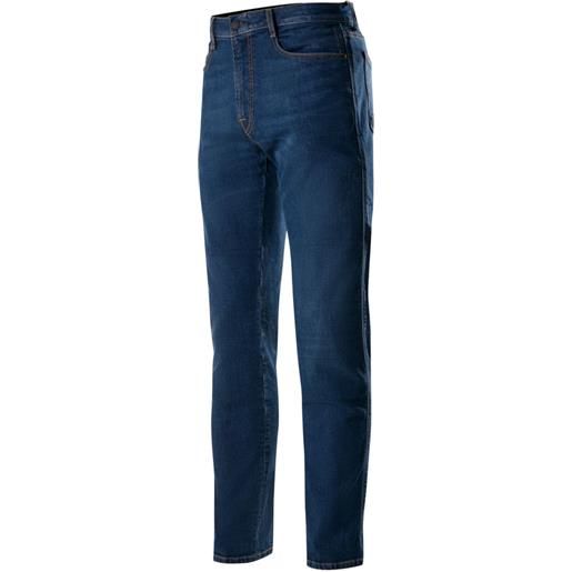 ALPINESTARS - pantaloni ALPINESTARS - pantaloni copper 2 denim mid tone plus blue