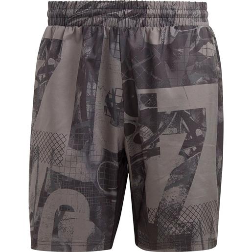 Adidas club graphic 7´´ shorts grigio s uomo