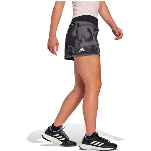 Adidas club graphic skirt grigio s / regular donna