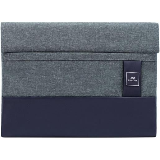 Rivacase 8803 borsa per notebook 33,8 cm (13.3") custodia a tasca blu, grigio 8803khakimelange