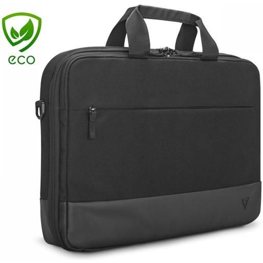 V7 ccp16-eco-blk borsa per notebook 40,6 cm (16") valigetta ventiquattrore nero ccp16-eco-blk