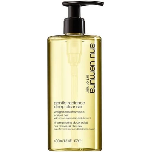Shu Uemura shampoo purificante per tutti i tipi di capelli (gentle radiance deep cleanser) 400 ml