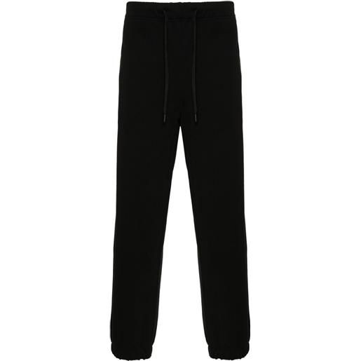 Versace Jeans Couture pantaloni sportivi con righe - nero