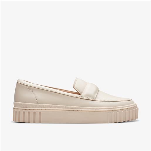 Clarks mayhill cove cream leather