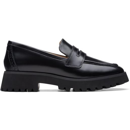 Clarks stayso edge black leather