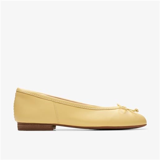 Clarks fawna lily yellow leather