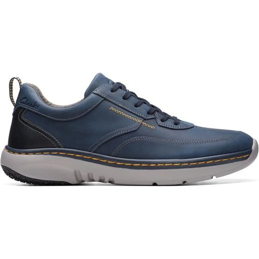 Clarks pro lace navy leather