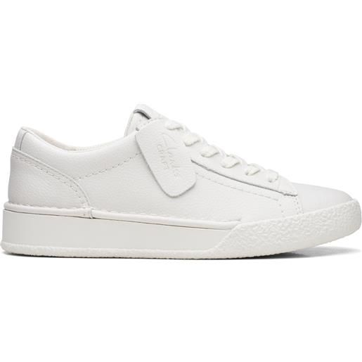 Clarks craftcup walk white leather