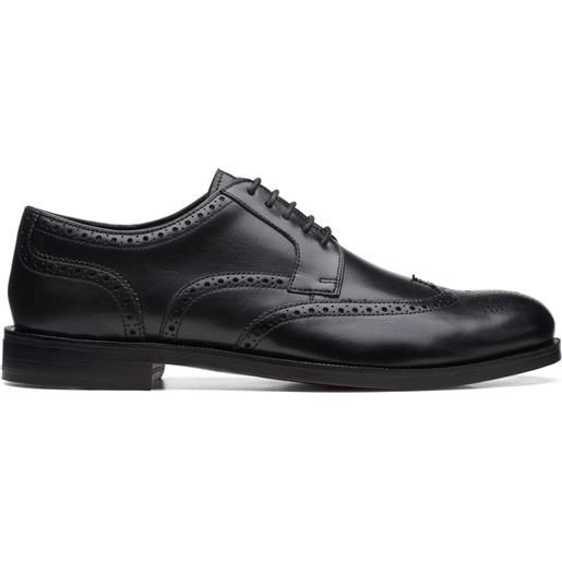 Clarks craftdean wing black leather