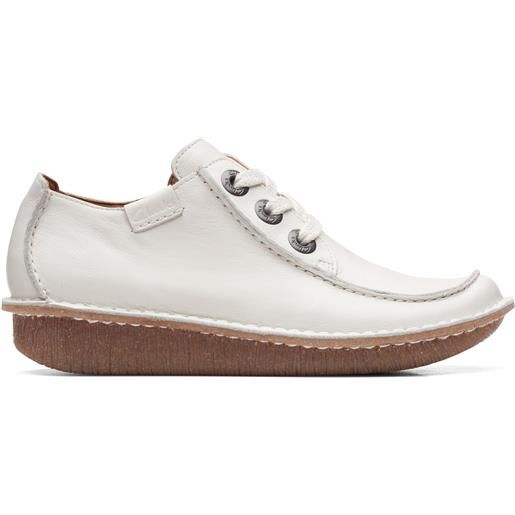 Clarks funny dream white leather