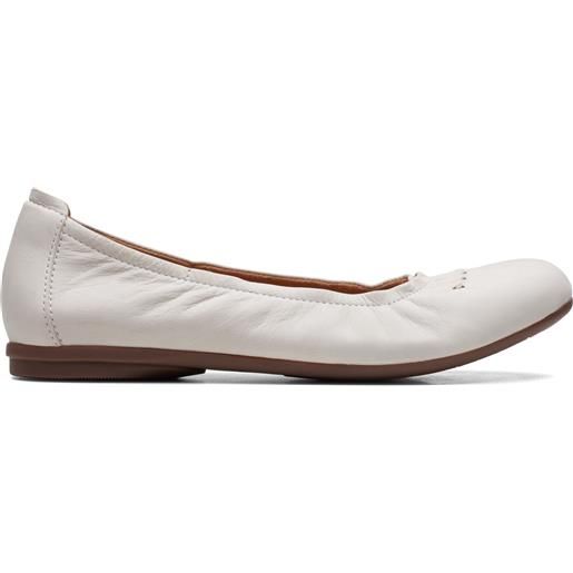Clarks rena hop white leather