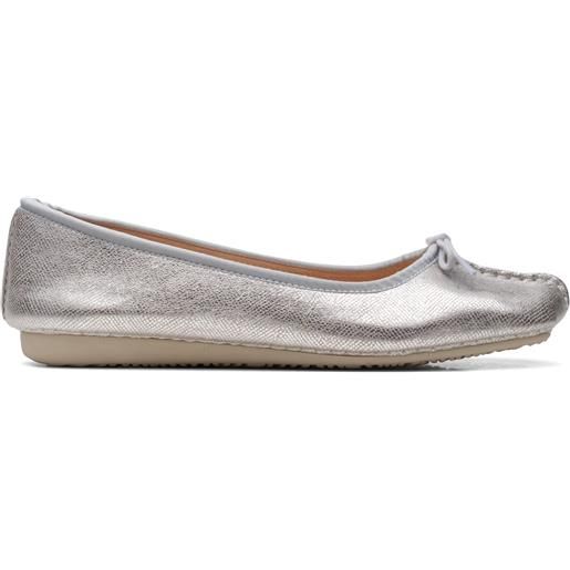 Clarks freckle ice silver metallic
