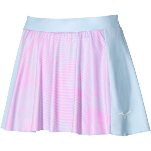 Mizuno charge printed flying skirt rosa l donna