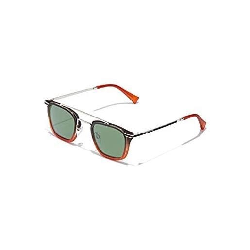 Hawkers rushhour, occhiali da sole unisex - adulto, green, taglia unica