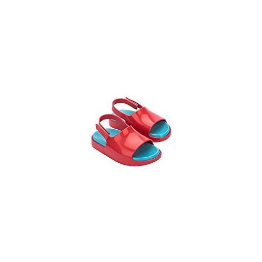 melissa mini cloud sandal bb, sandali piatto ragazze, nero, 25/25.5 eu