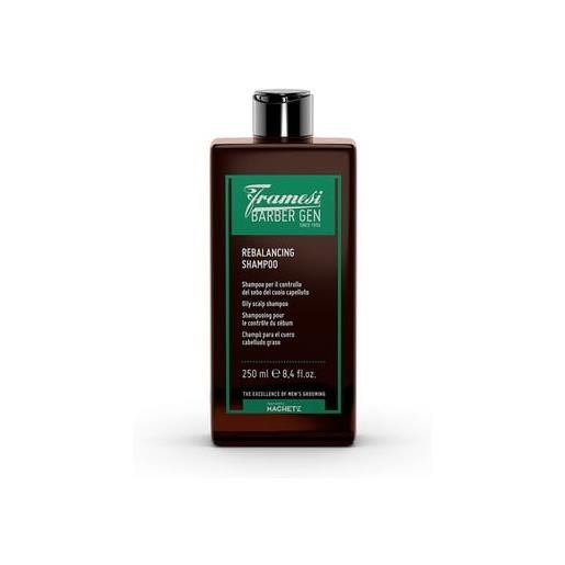 Framesi barber gen rebalancing shampoo 250ml - shampoo uomo seboequilibrante cute grassa
