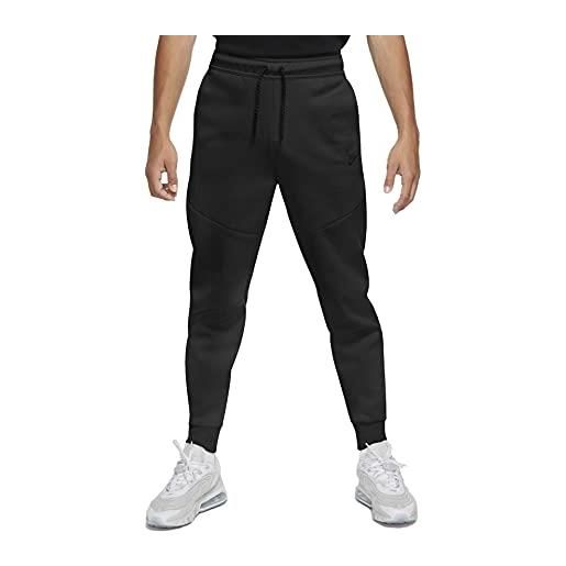 Nike m nsw tch flc jggr, pantaloni sportivi uomo, black/(black), 3xl