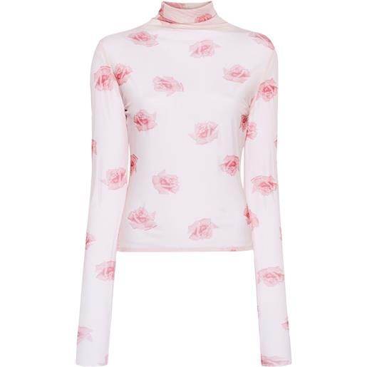 Kenzo blusa con stampa - rosa