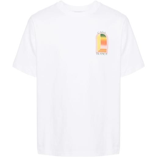 Casablanca t-shirt tennis club icon - bianco
