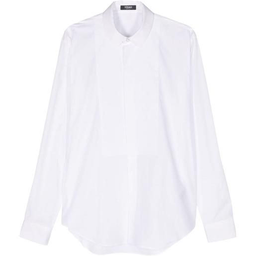 Versace camicia con inserti - bianco