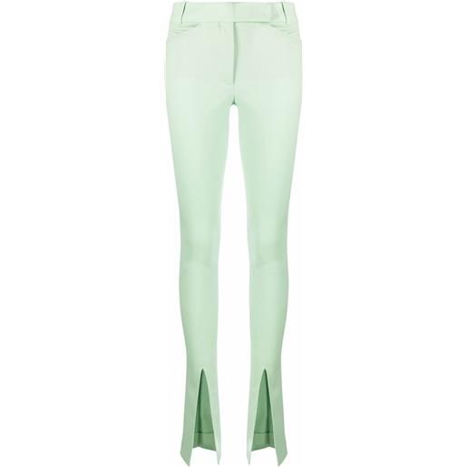 The Attico pantaloni svasati - verde