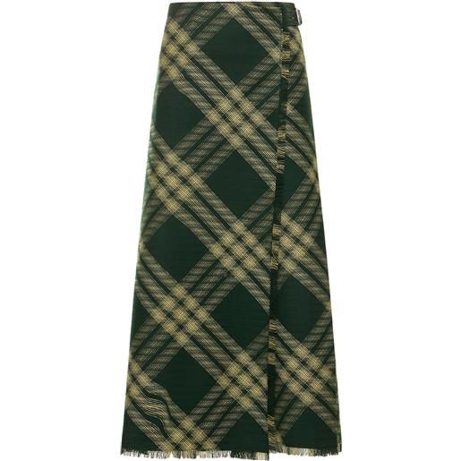 BURBERRY kilt in maglia check