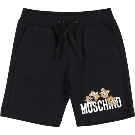 MOSCHINO shorts in felpa di cotone