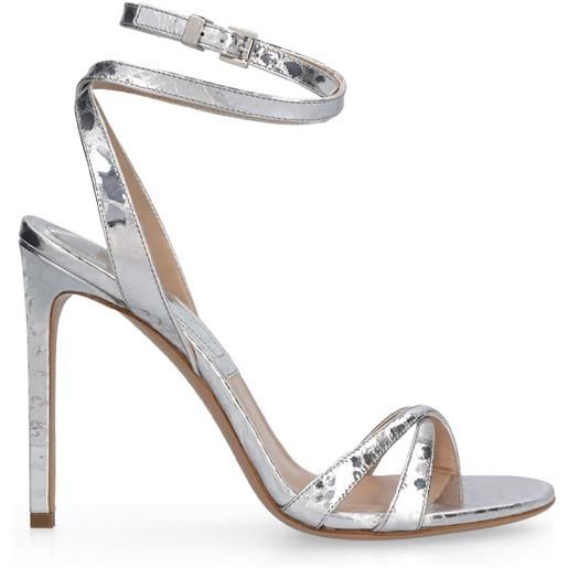 MICHAEL KORS COLLECTION 110mm chrissy mirror leather sandals