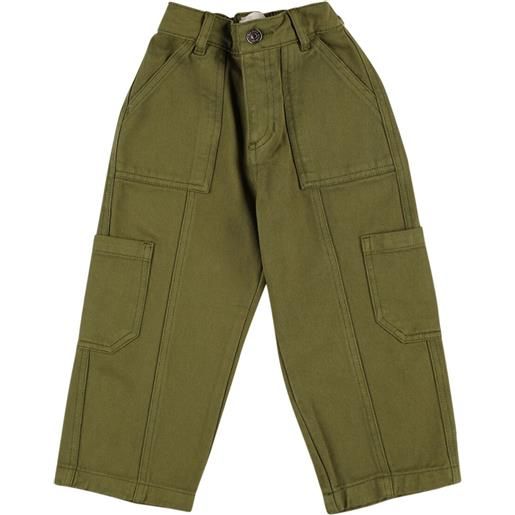THE NEW SOCIETY pantaloni cargo bci in cotone