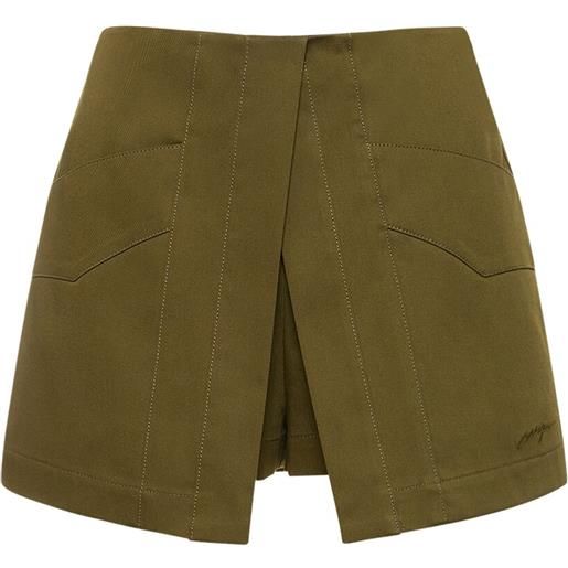 MSGM shorts in cotone stretch