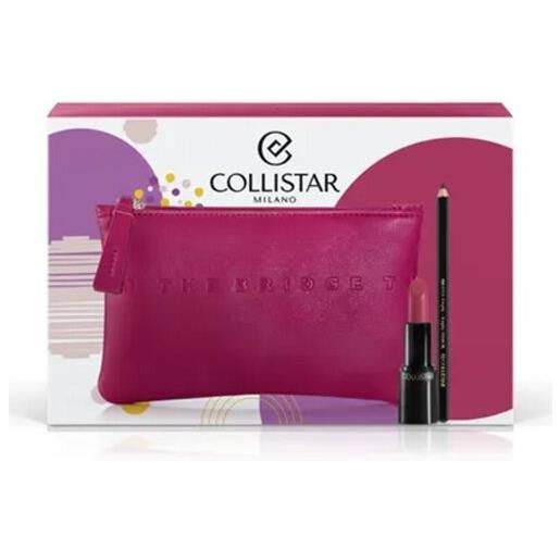 COLLISTAR SPA collistar cofanetto puro rossetto 113 + matita + beauty-bag