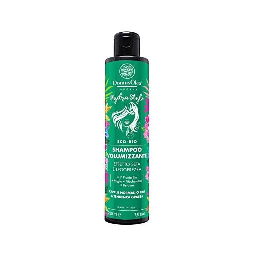 Generico domus olea toscana shampoo volumizzante - linea hydra style 200ml - ecobio 100% vegano cod. 203